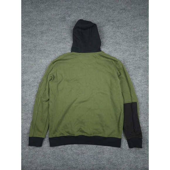 Staple Pigeon Hoodie Sweater Men's Large Green Black Pocket Street Military - Picture 3 of 11